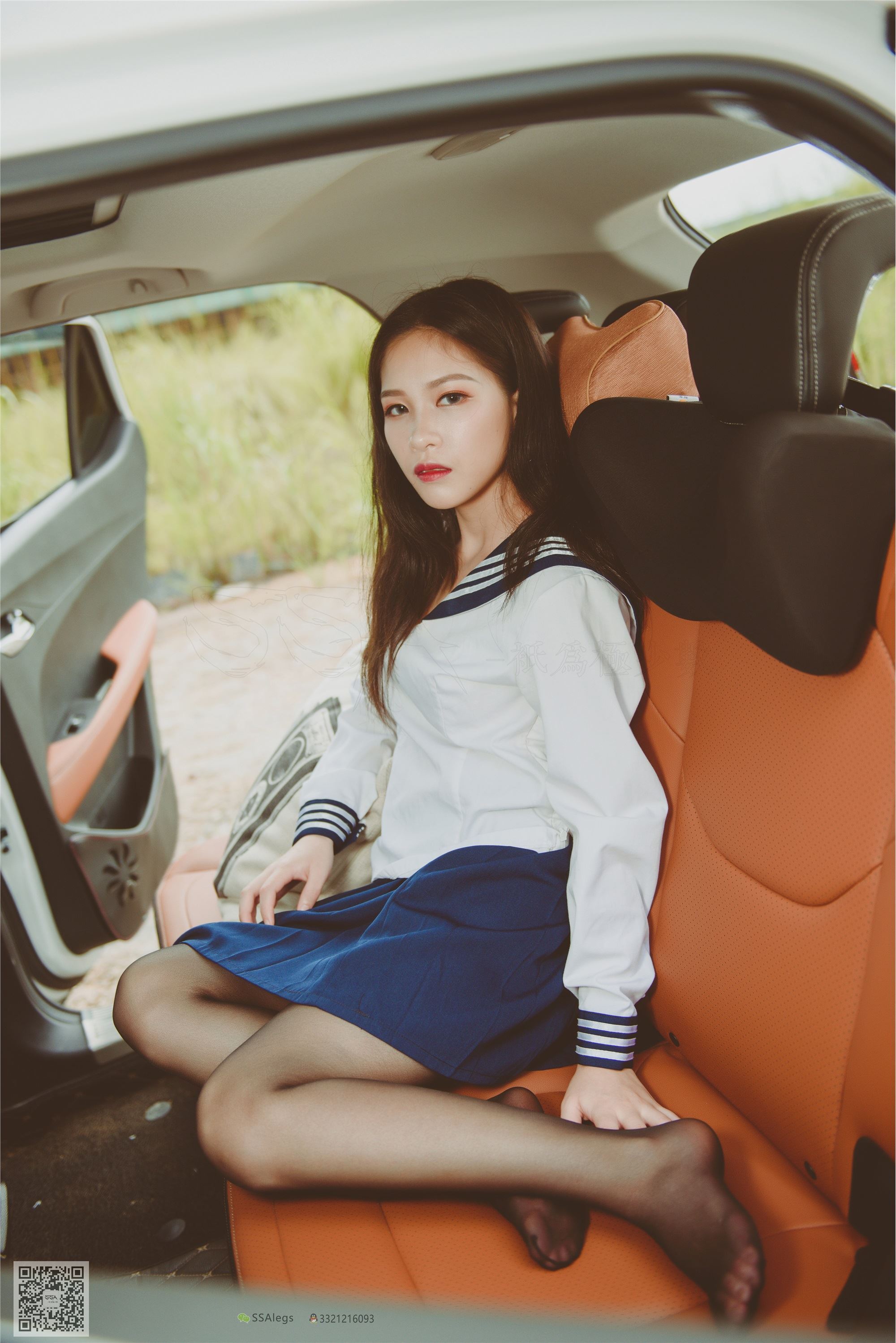 SSA丝社 NO.017 佳佳 小丝妹佳佳练车记